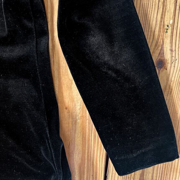 Vintage 1960s R&K Knits Velvet Blazer - Button Front - Shoulder Pads - Women's M - Picture 11 of 11